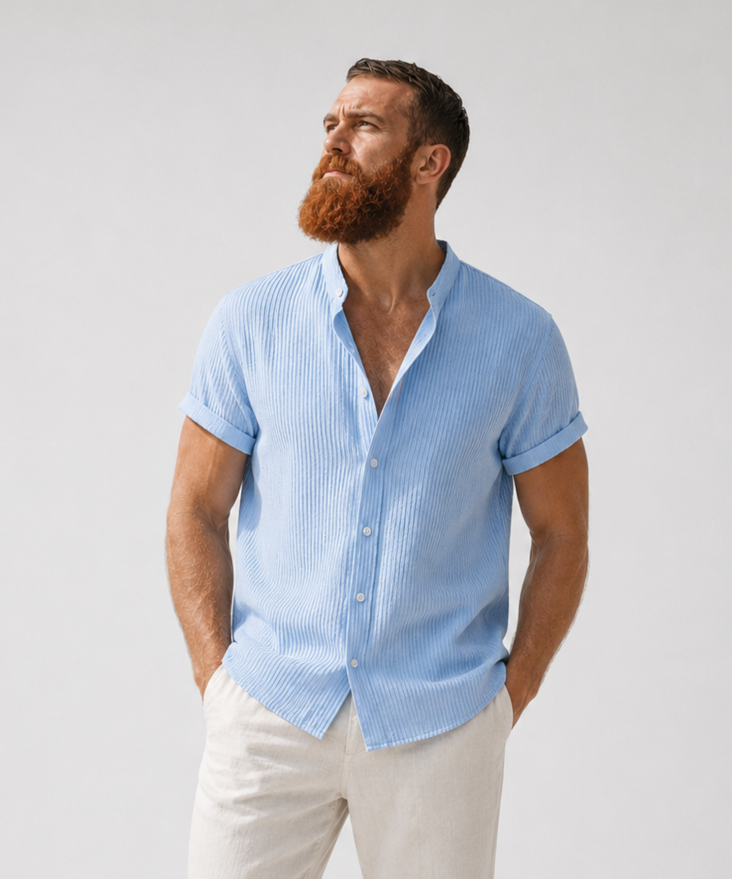 Eamon Ribbed Short Sleeve Shirt