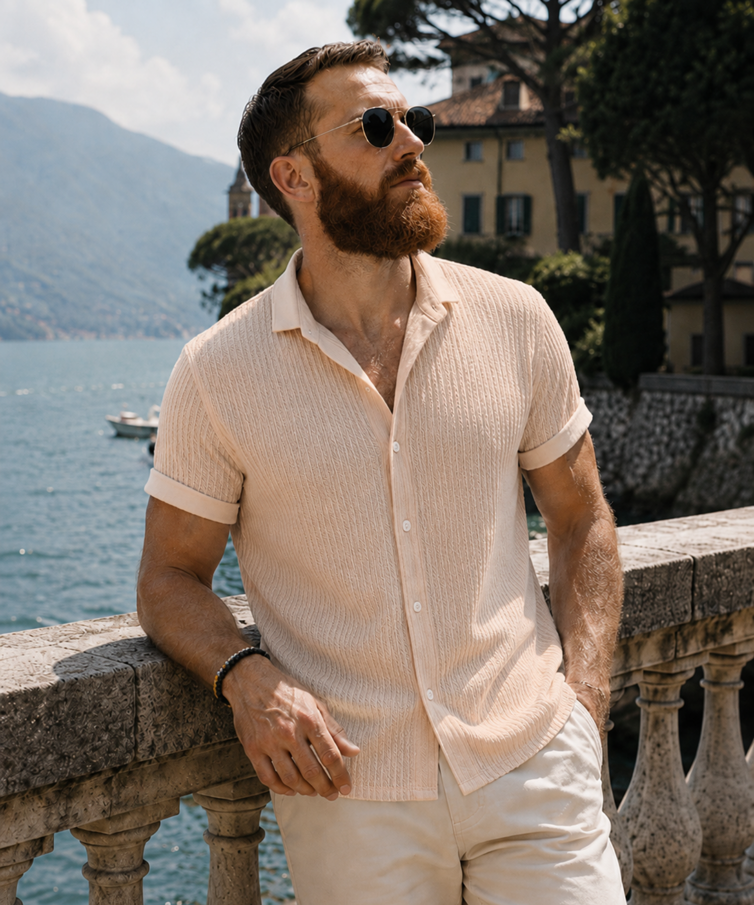 Eamon Ribbed Short Sleeve Shirt