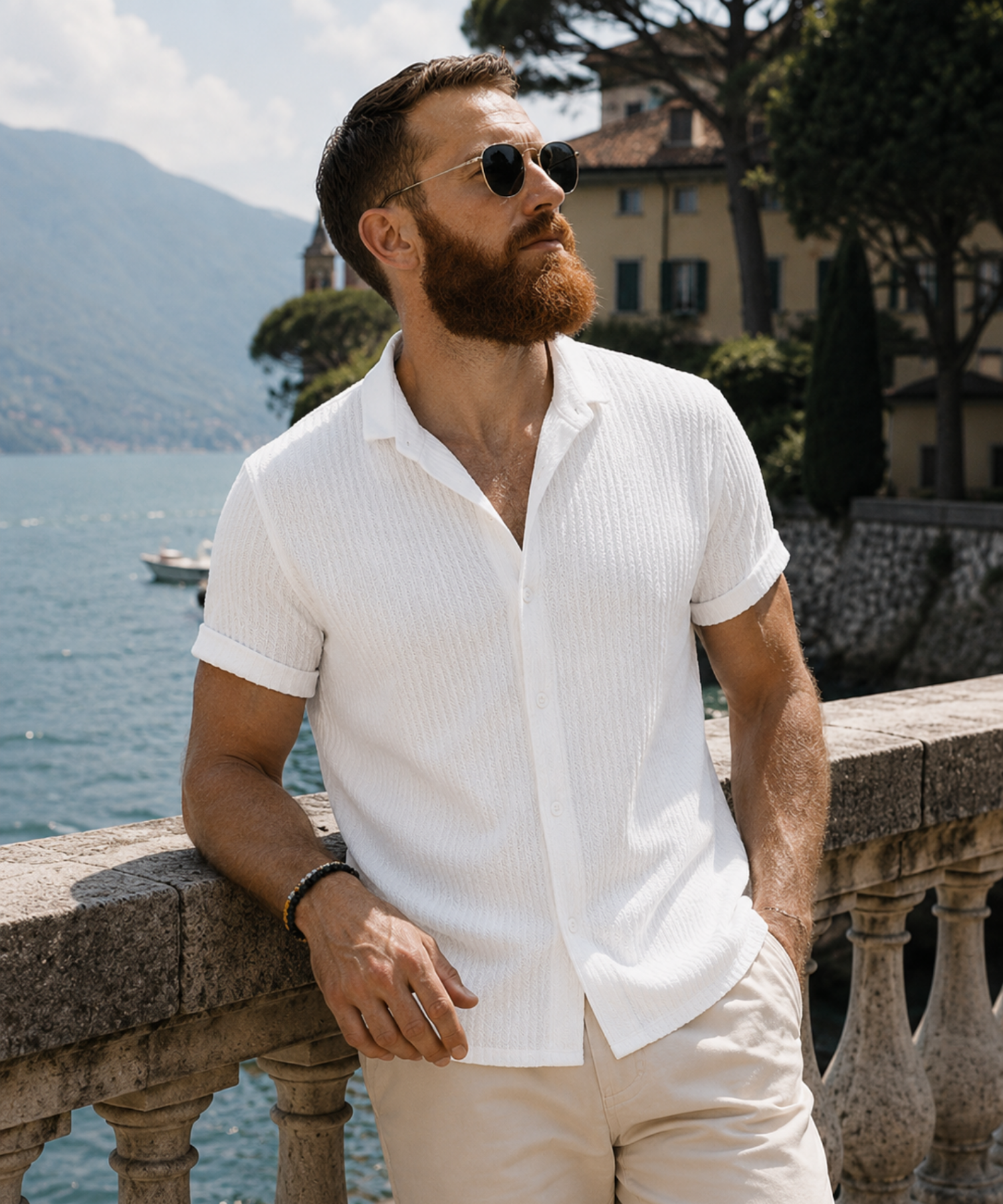 Eamon Ribbed Short Sleeve Shirt