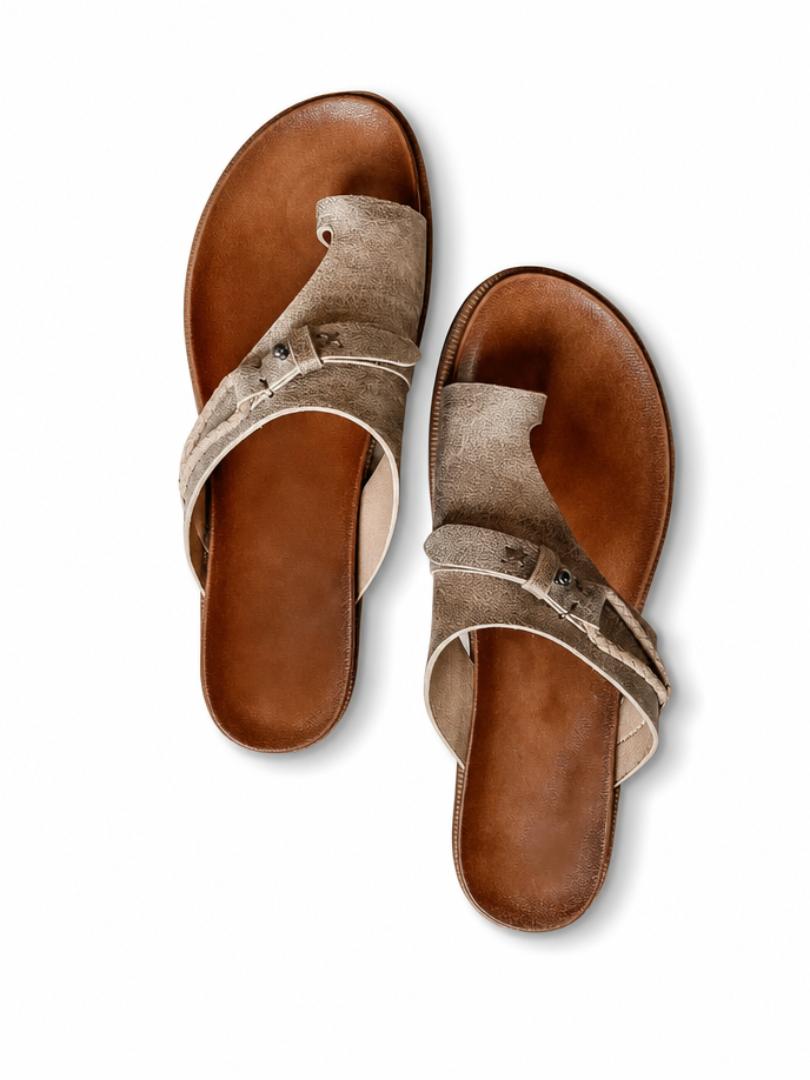 Iona | Cross-Strap Comfort Slides