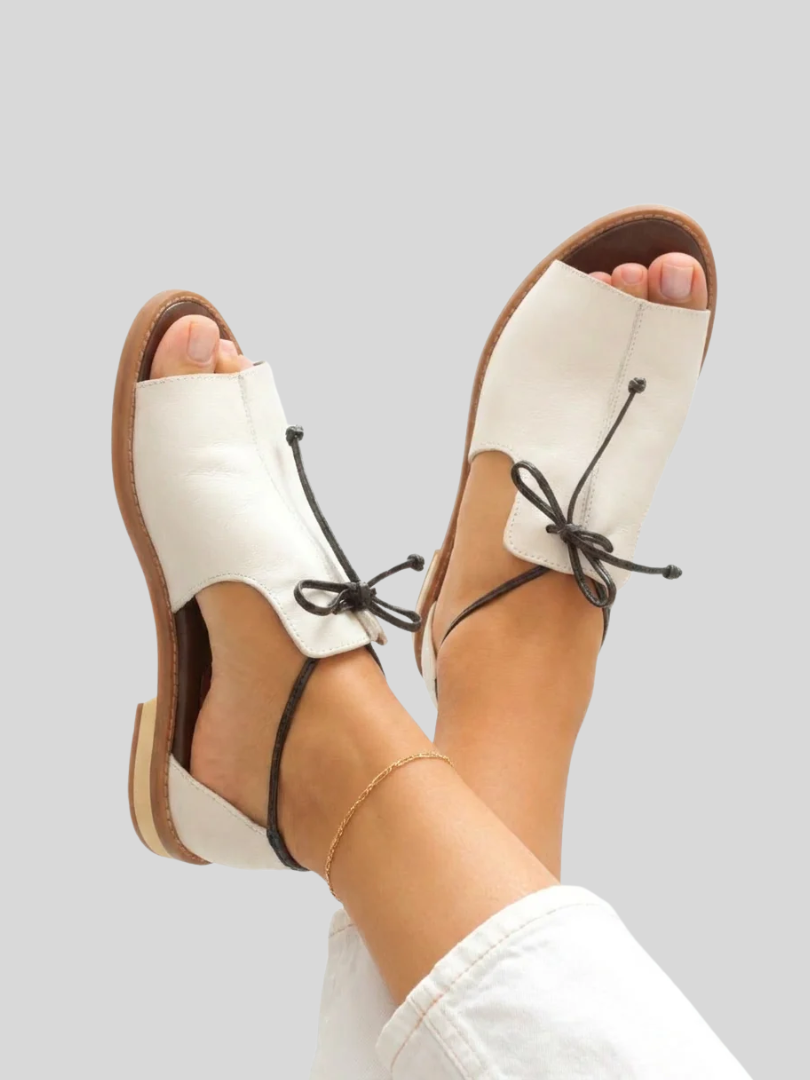 Honor | Lace-Up Open-Toe Leather Sandals