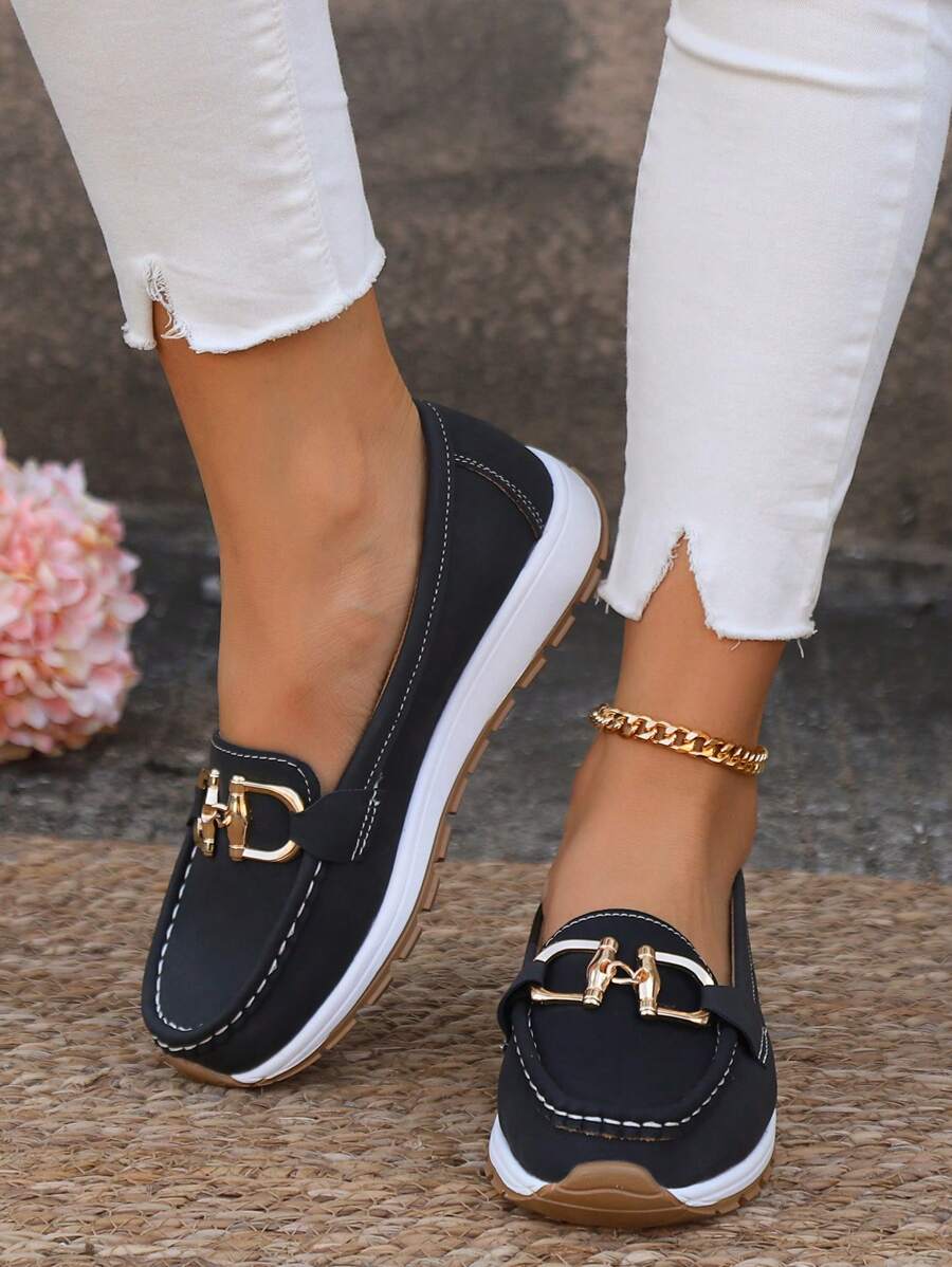 Genevieve | Horsebit Comfort Loafers