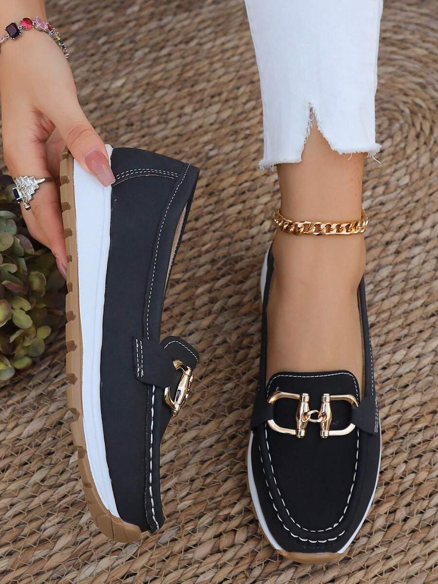 Genevieve | Horsebit Comfort Loafers