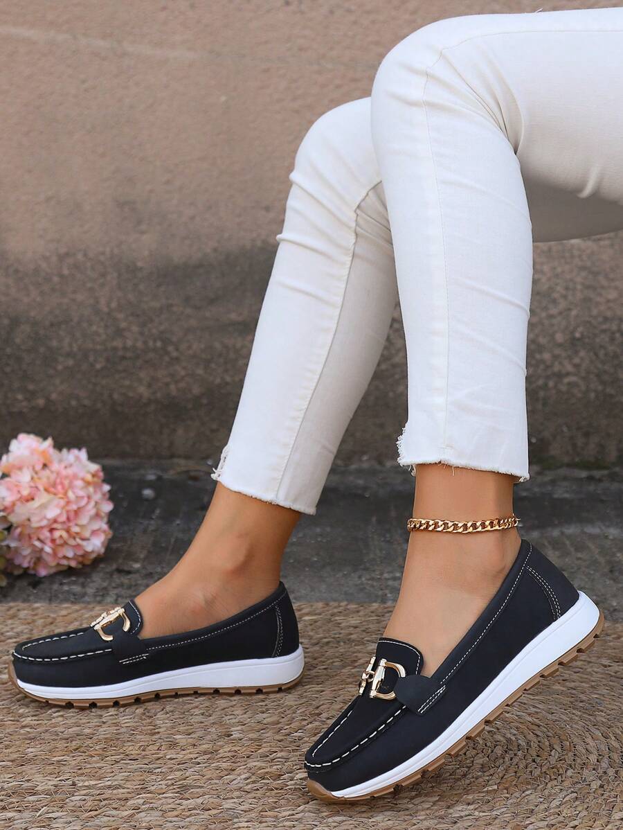 Genevieve | Horsebit Comfort Loafers