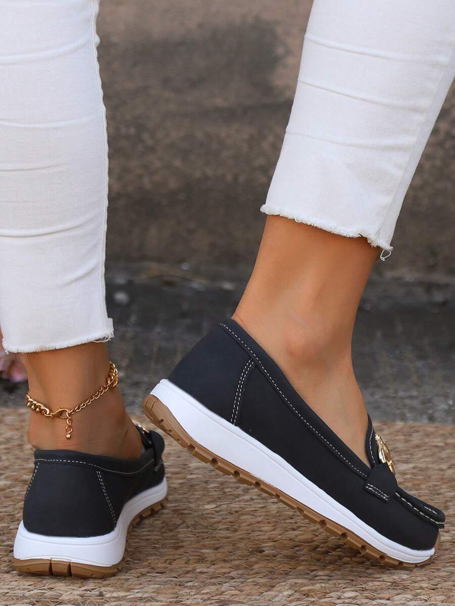 Genevieve | Horsebit Comfort Loafers