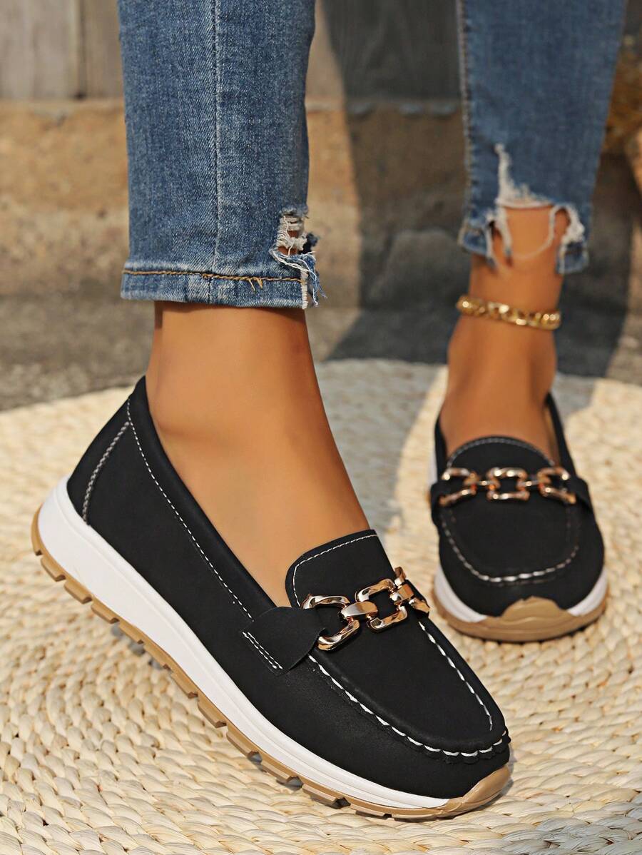 Genevieve | Horsebit Comfort Loafers