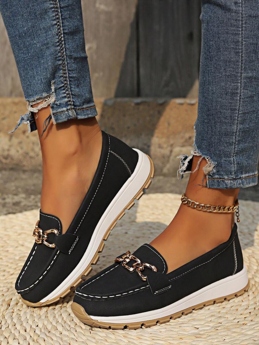 Genevieve | Horsebit Comfort Loafers