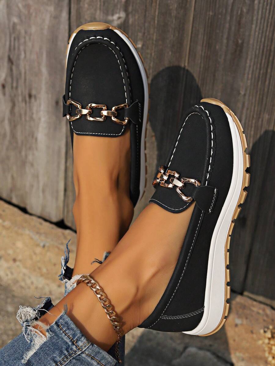 Genevieve | Horsebit Comfort Loafers