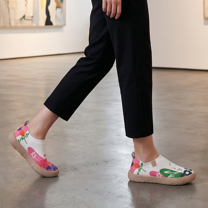 Blythe | Floral-Print Cushioned Slip-On Shoes