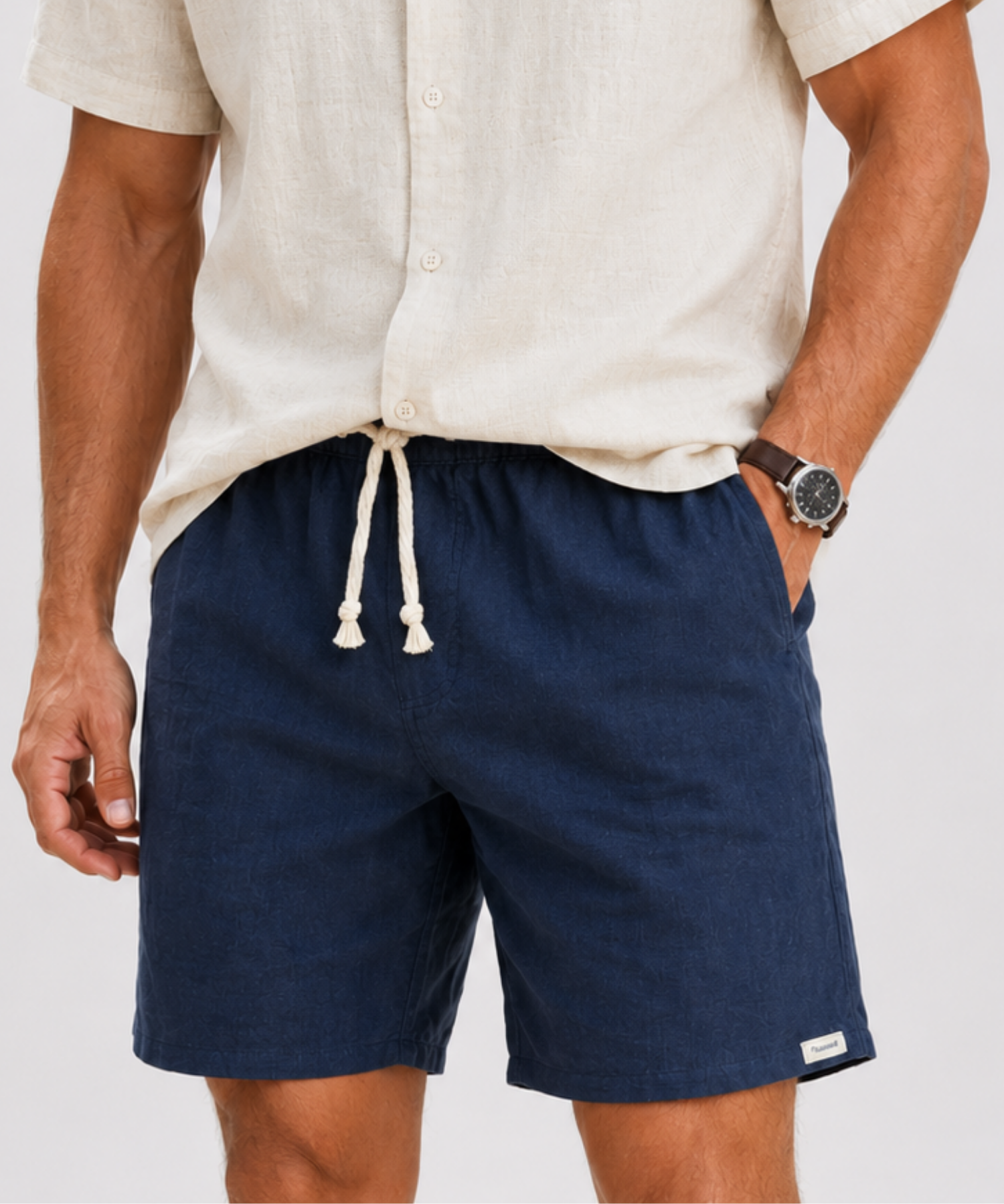 Darragh Drawstring Cotton Shorts