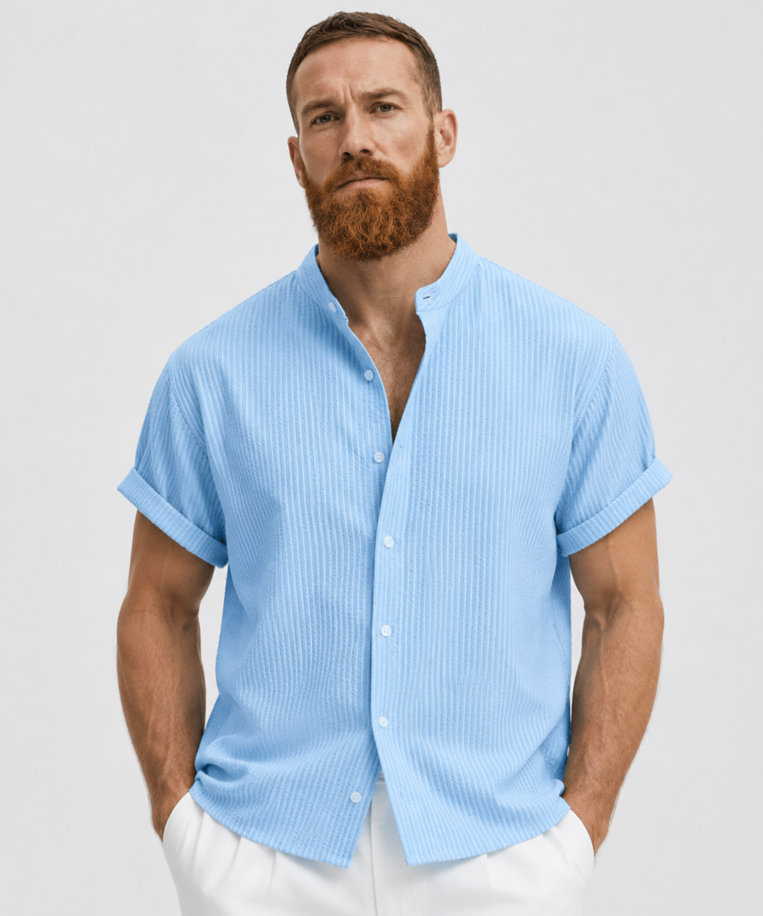 Eamon Ribbed Short Sleeve Shirt