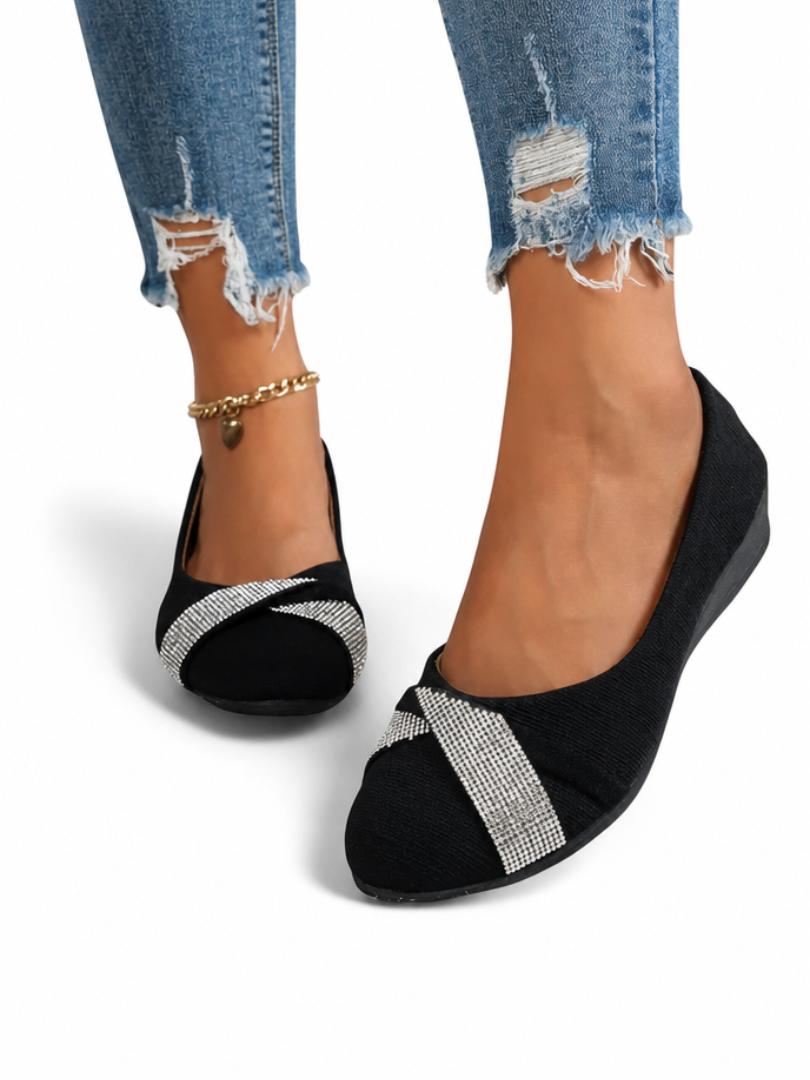 Aisling | Knit-Finish Comfort Flats