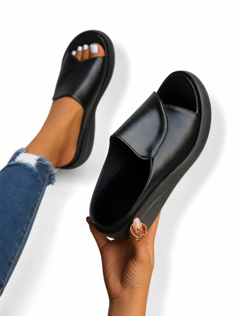 Orla | Slip-On Comfort Wedge Sandals