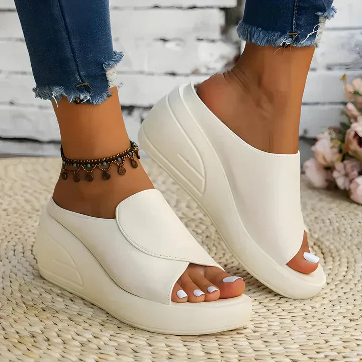 Orla | Slip-On Comfort Wedge Sandals