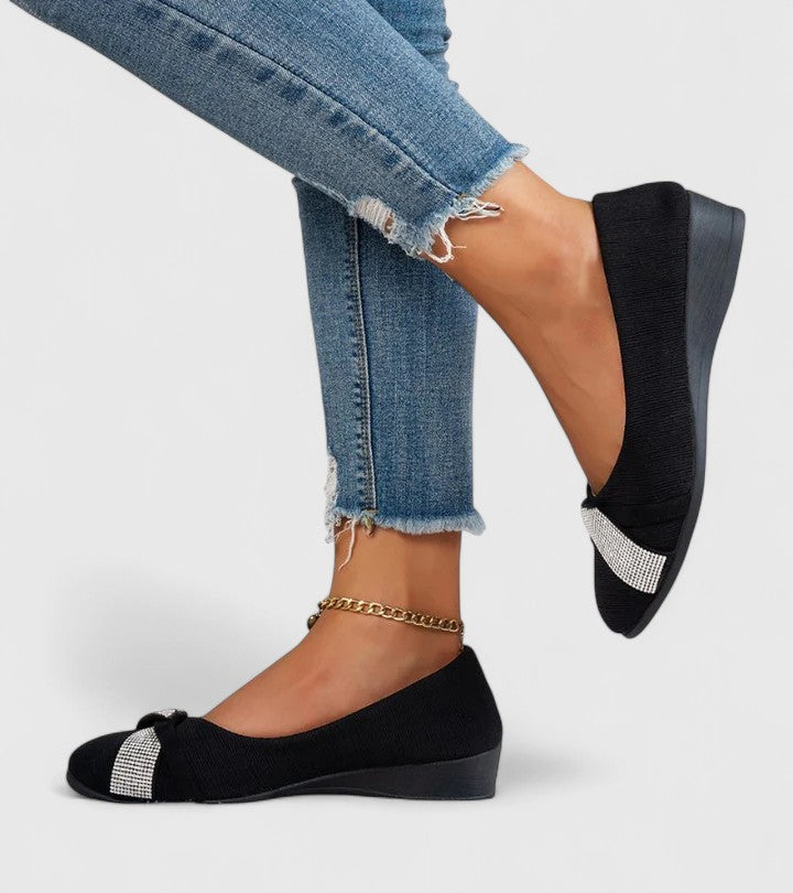 Aisling | Knit-Finish Comfort Flats