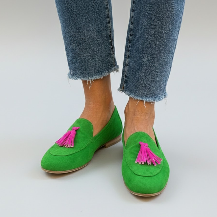Mireille | Suede-Finish Tassel Loafers