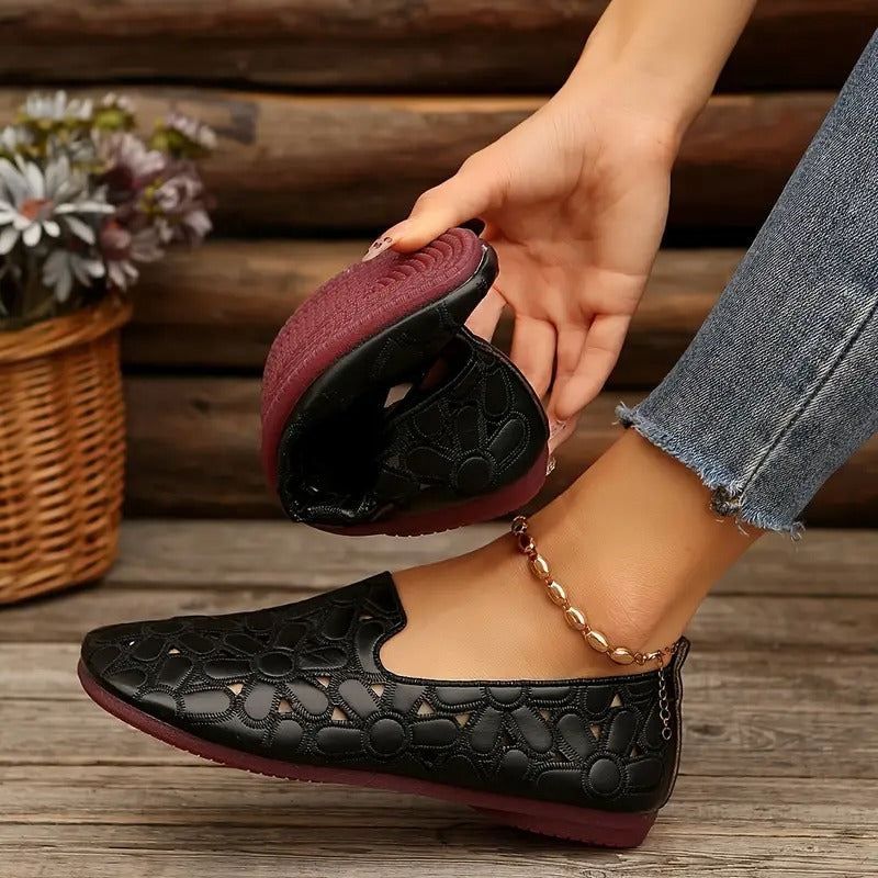 Vivienne | Woven Comfort Loafers