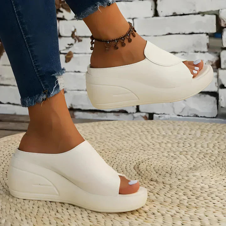 Orla | Slip-On Comfort Wedge Sandals