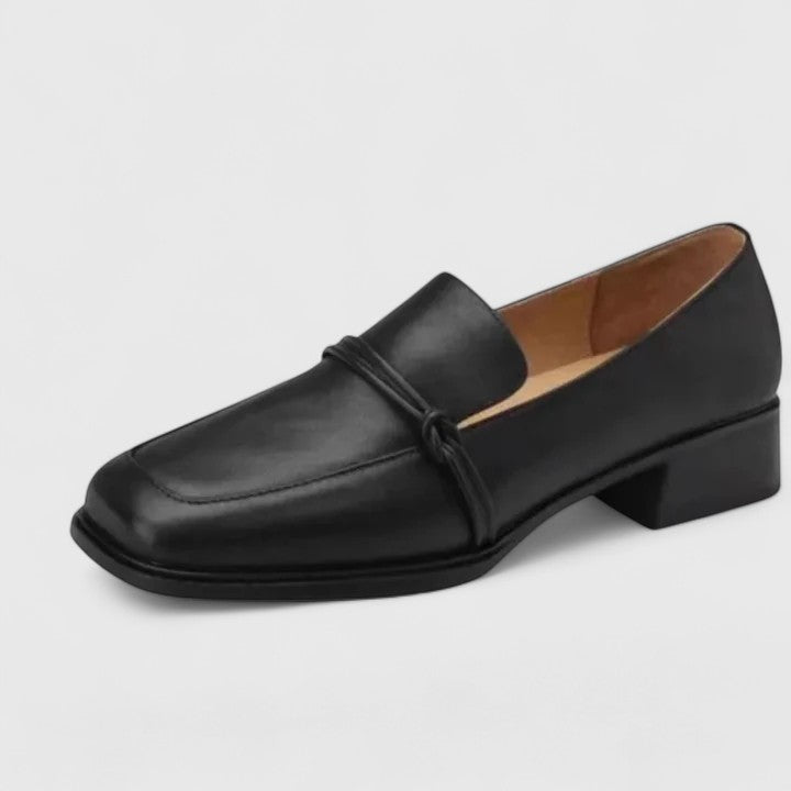 Harriet | Square-Toe Retro Loafers