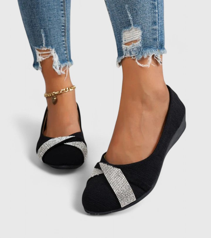 Aisling | Knit-Finish Comfort Flats