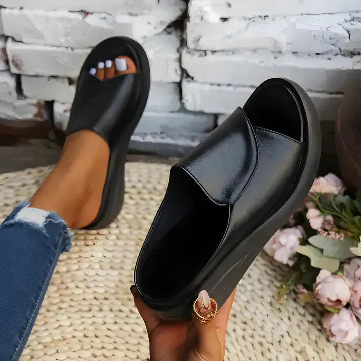 Orla | Slip-On Comfort Wedge Sandals