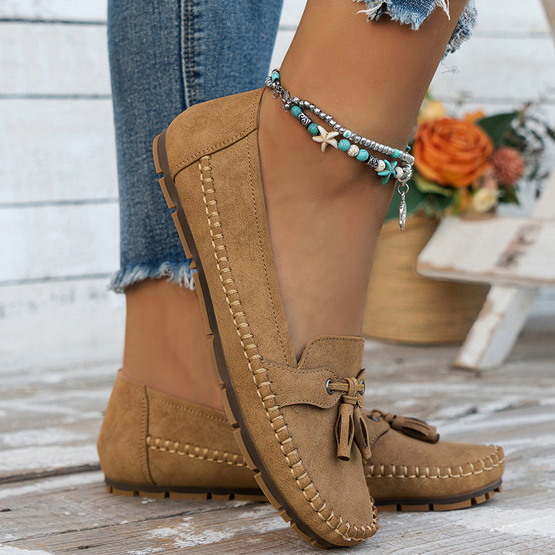 Morwenna | Bow-Detail Cushioned Comfort Loafers
