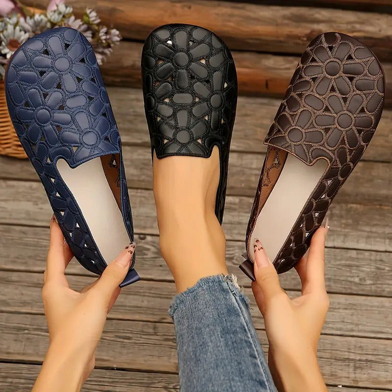 Vivienne | Woven Comfort Loafers