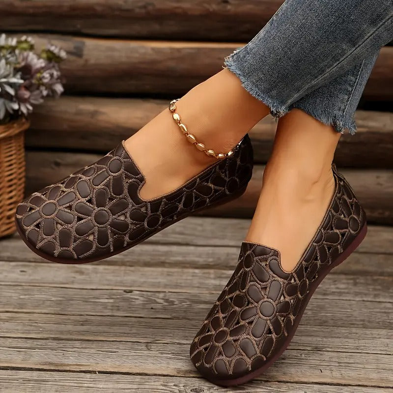 Vivienne | Woven Comfort Loafers
