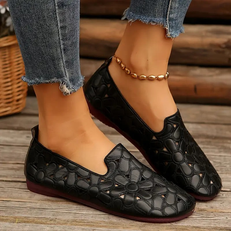 Vivienne | Woven Comfort Loafers