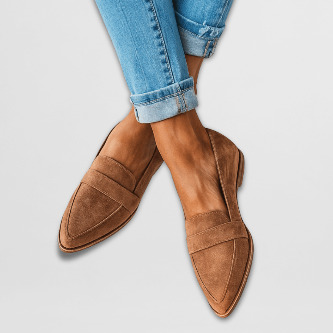 Maelle | Soft Almond-Toe Comfort Loafers