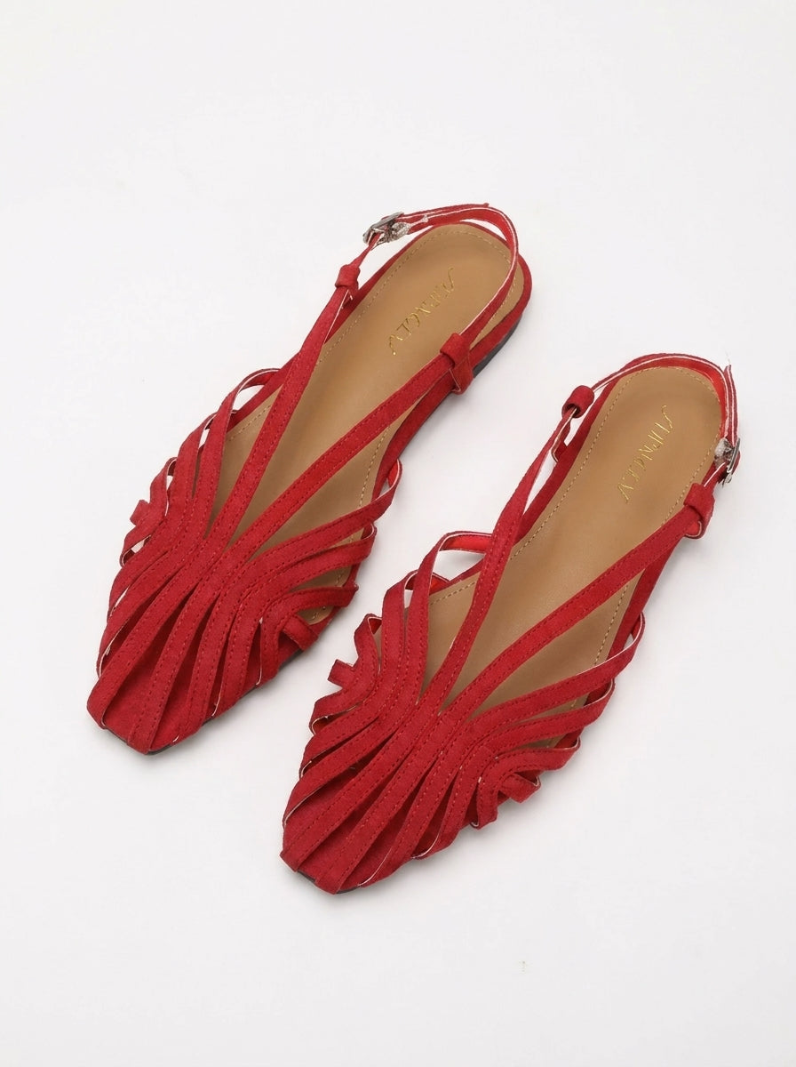 Nerissa | Woven Slingback Summer Sandals