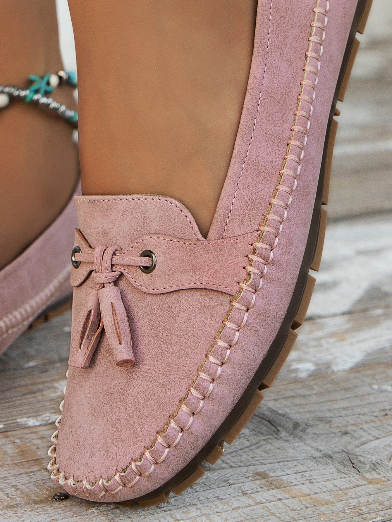 Morwenna | Bow-Detail Cushioned Comfort Loafers