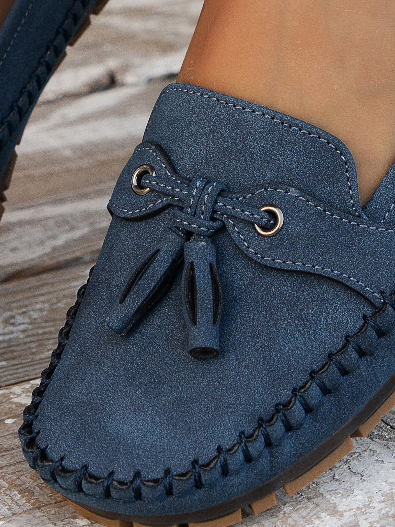 Morwenna | Bow-Detail Cushioned Comfort Loafers