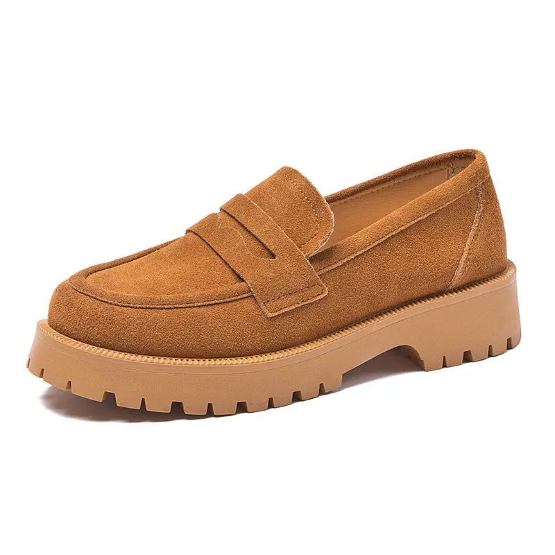 Marceline | Two-Tone Chunky Comfort Loafers