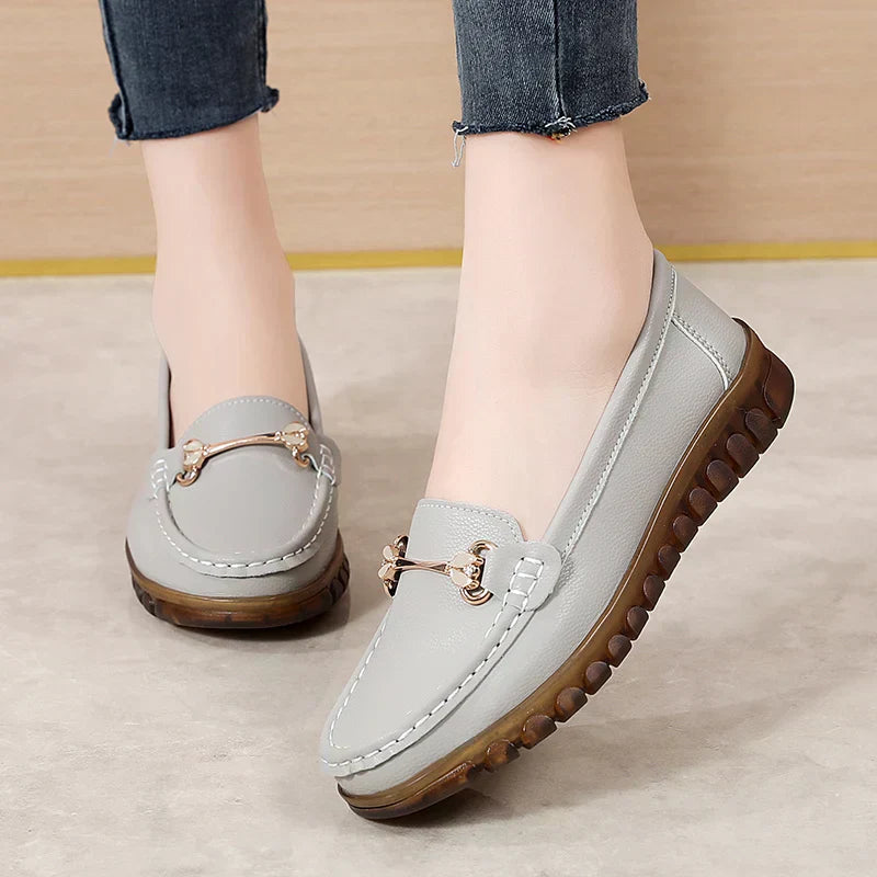 Hettie | Pearl-Detail Platform Loafers