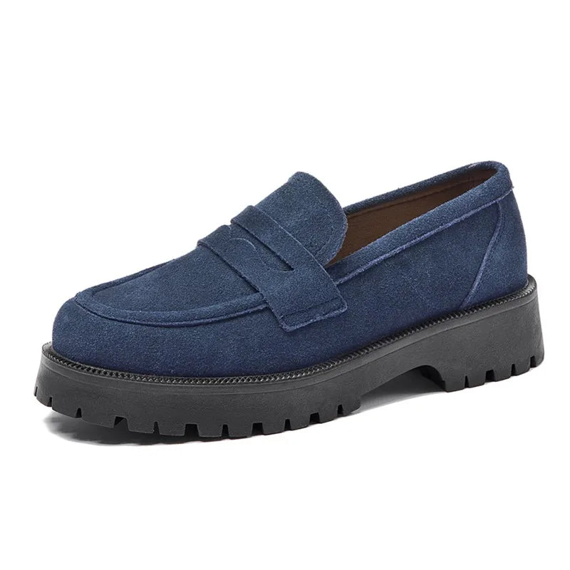 Marceline | Two-Tone Chunky Comfort Loafers