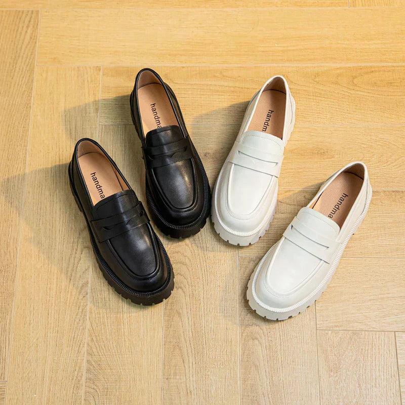 Marceline | Two-Tone Chunky Comfort Loafers