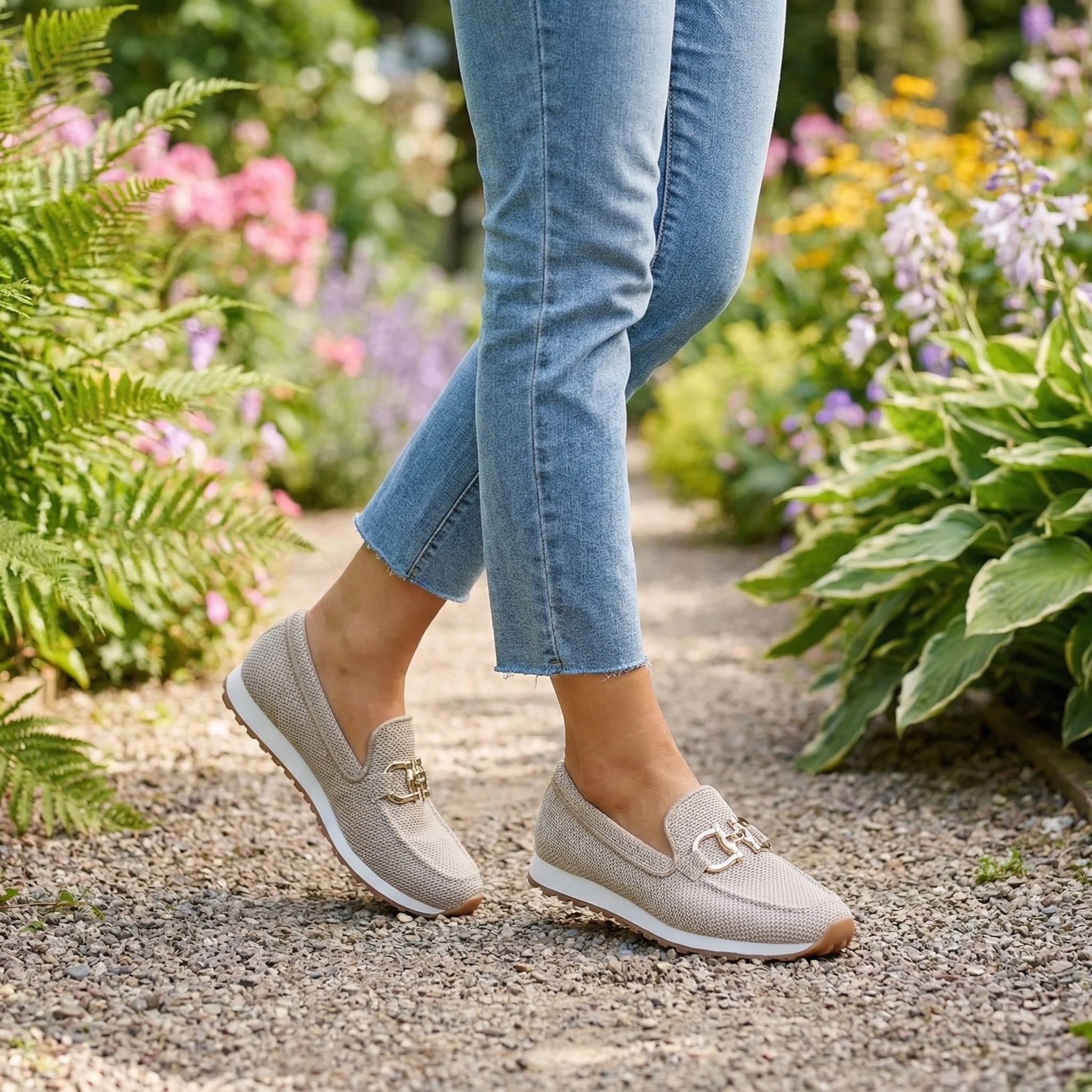 Mabel | Horsebit Comfort Loafers with Sport Sole