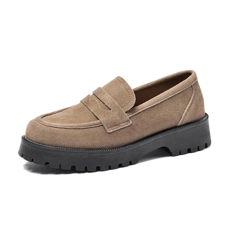 Marceline | Two-Tone Chunky Comfort Loafers