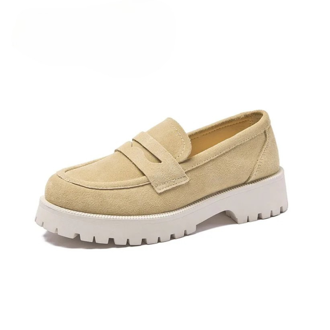 Marceline | Two-Tone Chunky Comfort Loafers