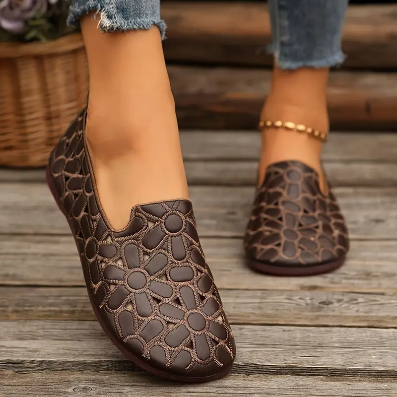 Vivienne | Woven Comfort Loafers