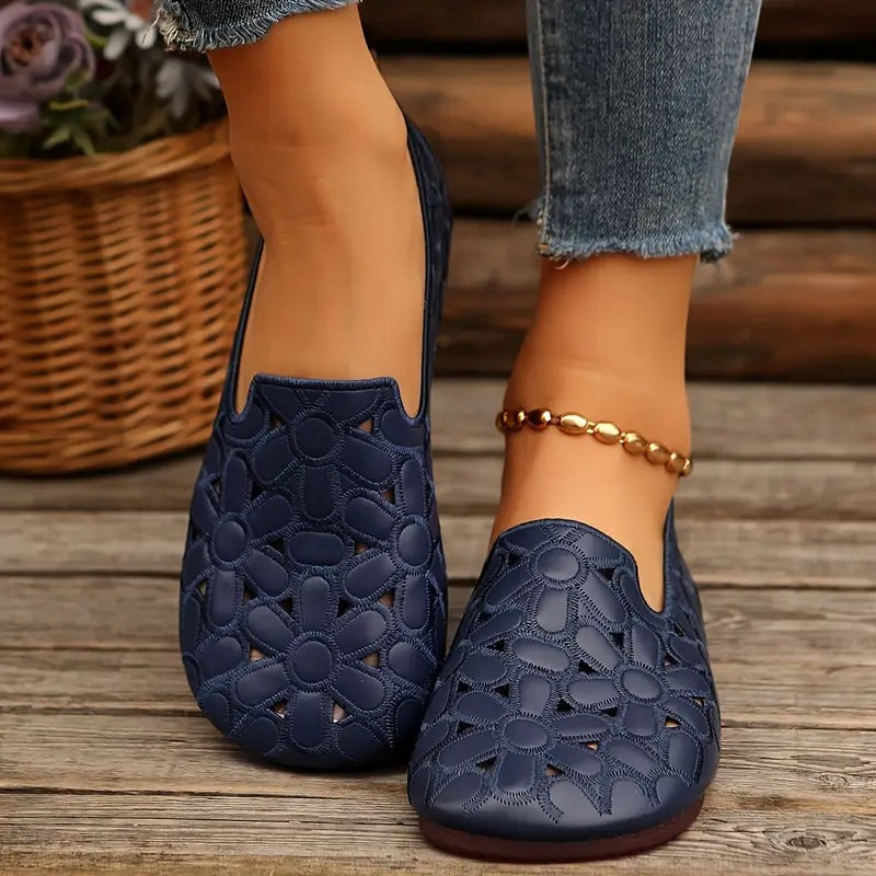 Vivienne | Woven Comfort Loafers
