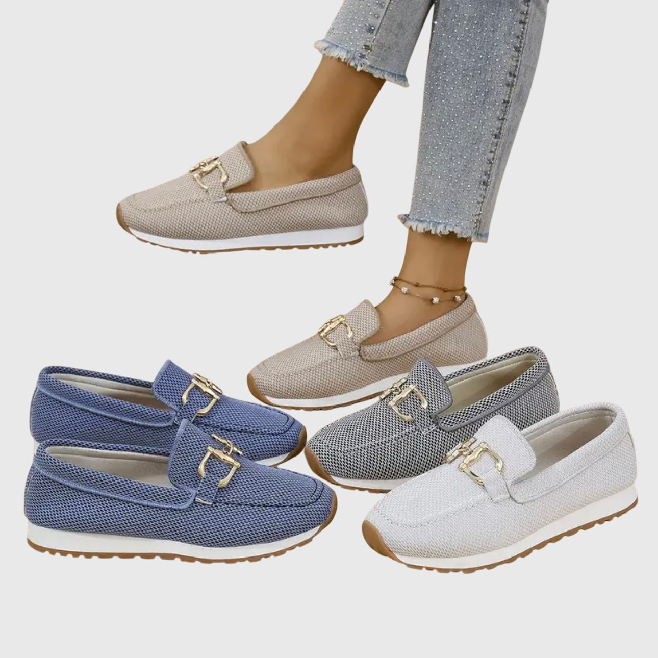 Mabel | Horsebit Comfort Loafers with Sport Sole