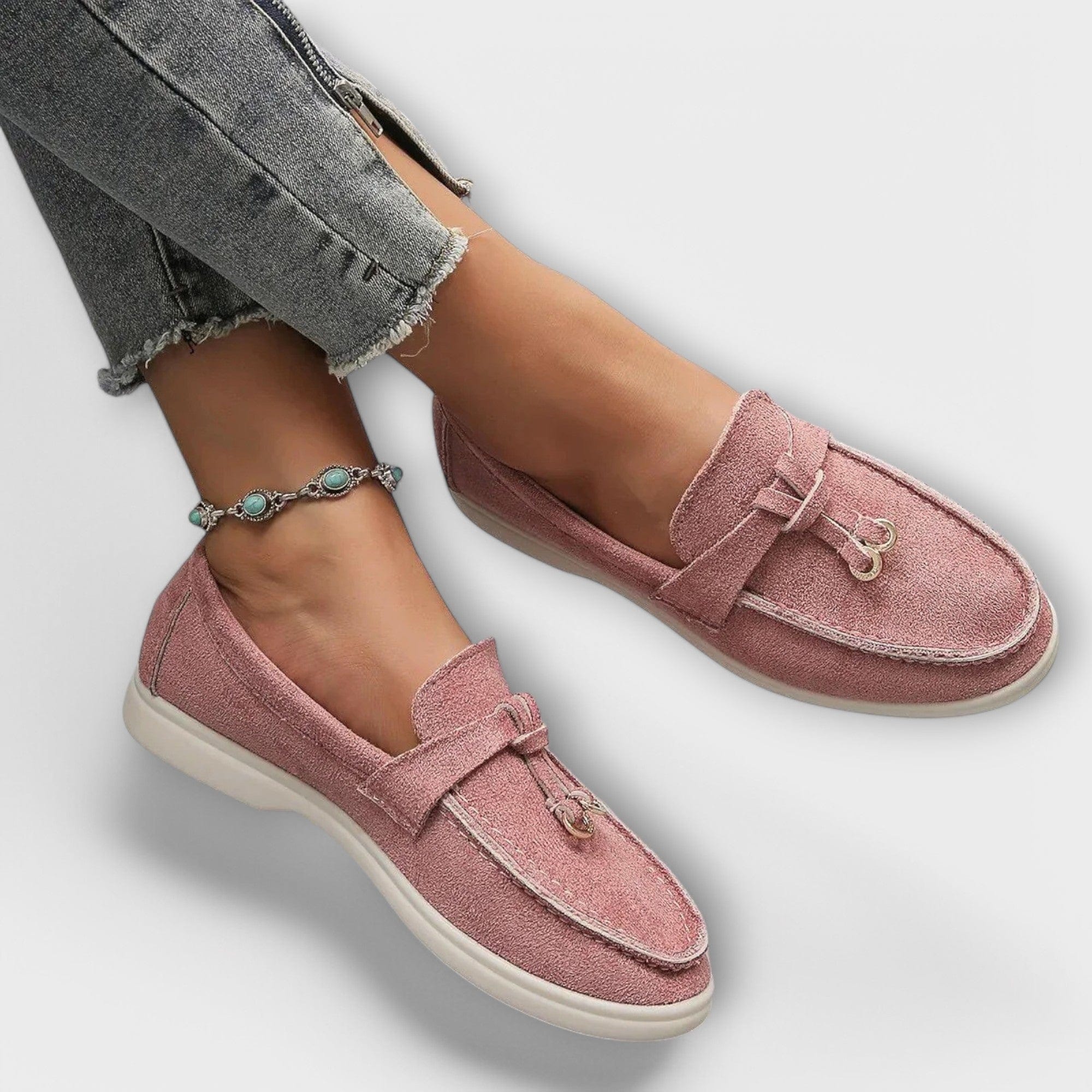 Imogen | Metal-Detail Comfort Loafers