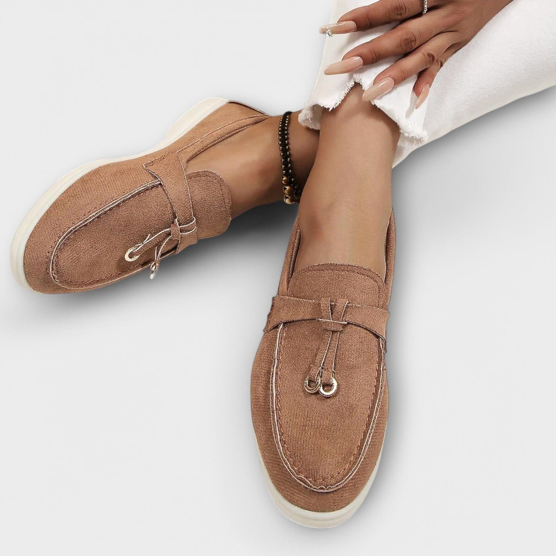 Imogen | Metal-Detail Comfort Loafers