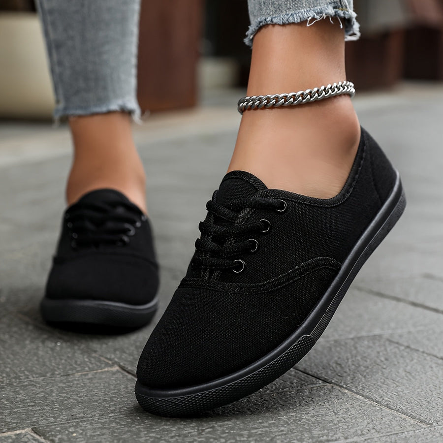 Lucille | Classic Low-Top Canvas Trainers