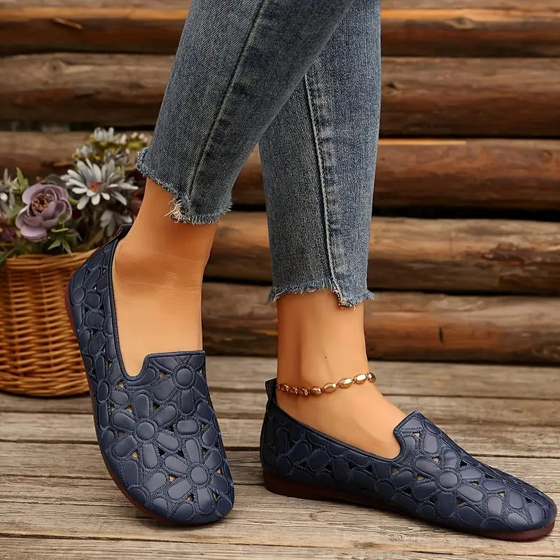 Vivienne | Woven Comfort Loafers