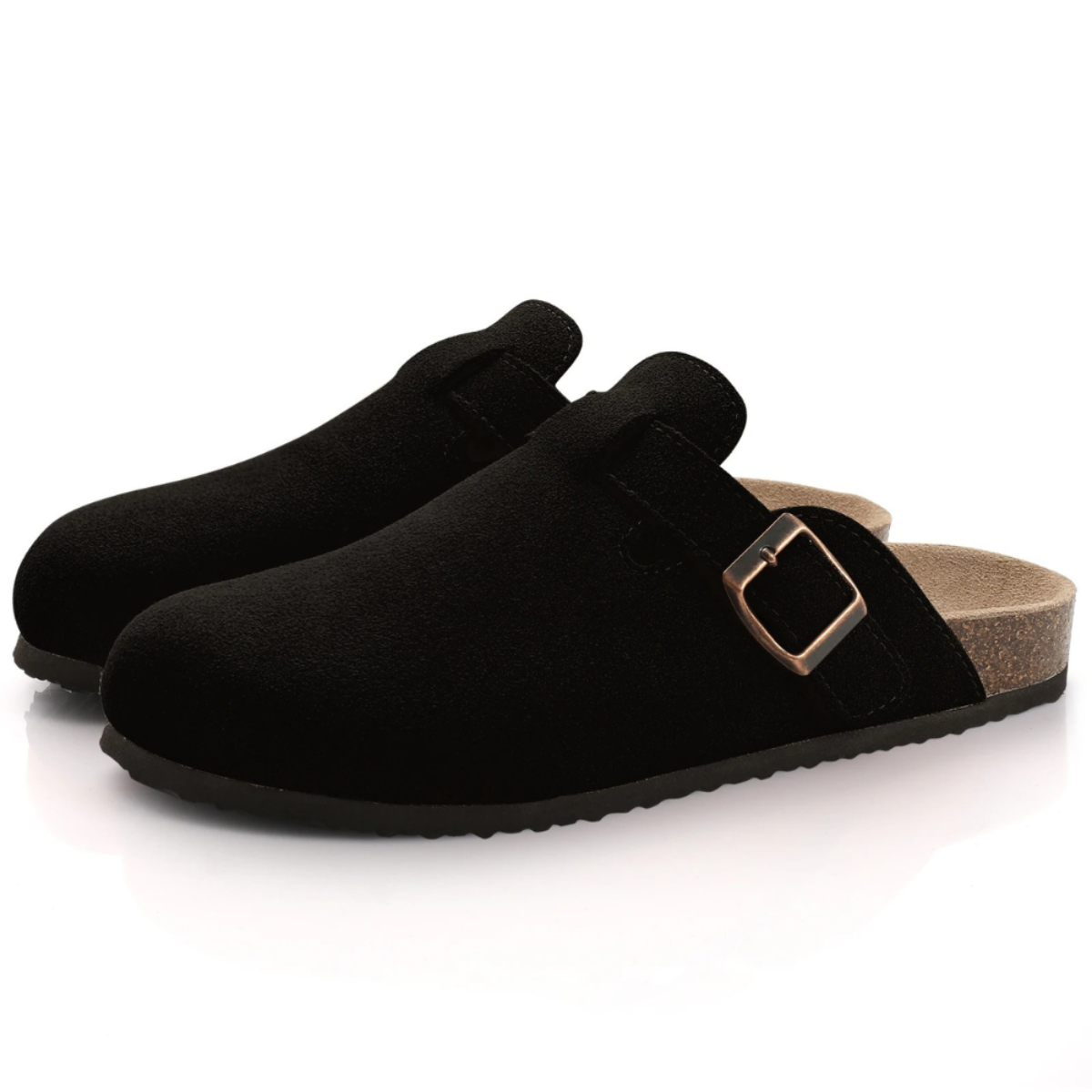 Phoebe | Cork-Insole Backless Comfort Mules