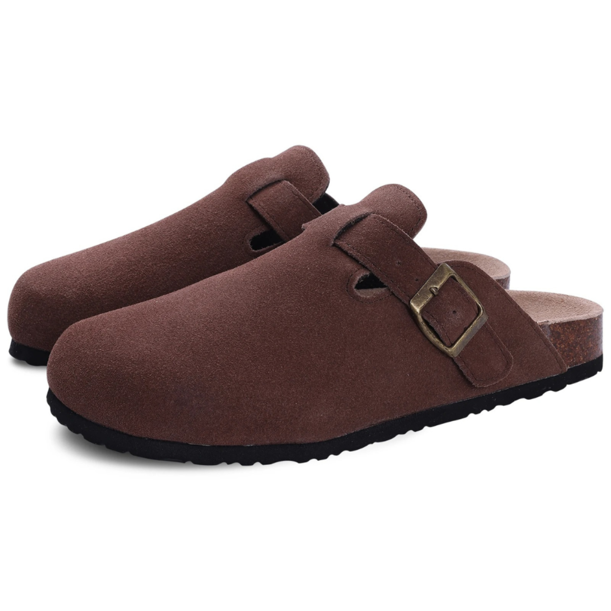 Phoebe | Cork-Insole Backless Comfort Mules