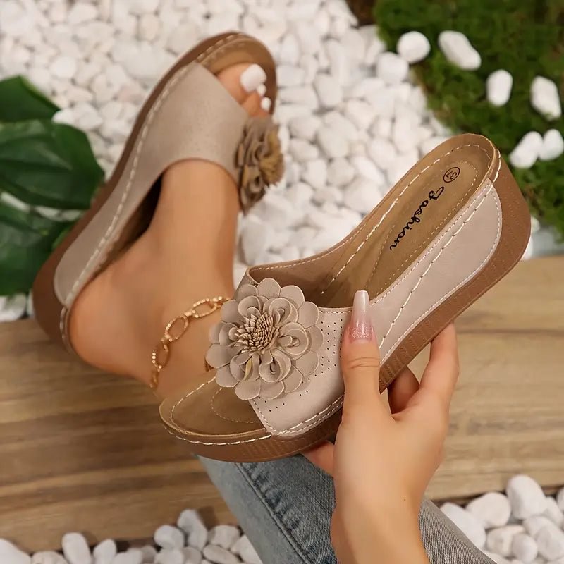 Beatrix | Embellished Ergonomic Slide Sandals
